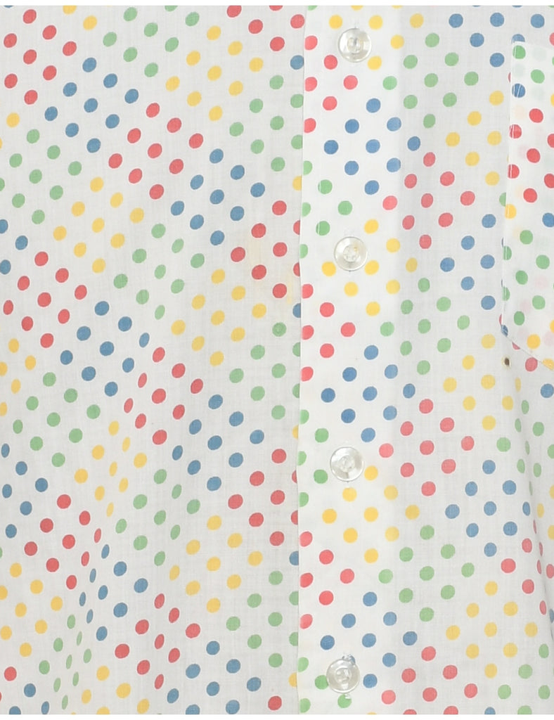 1970s Polka Dot Shirt - M