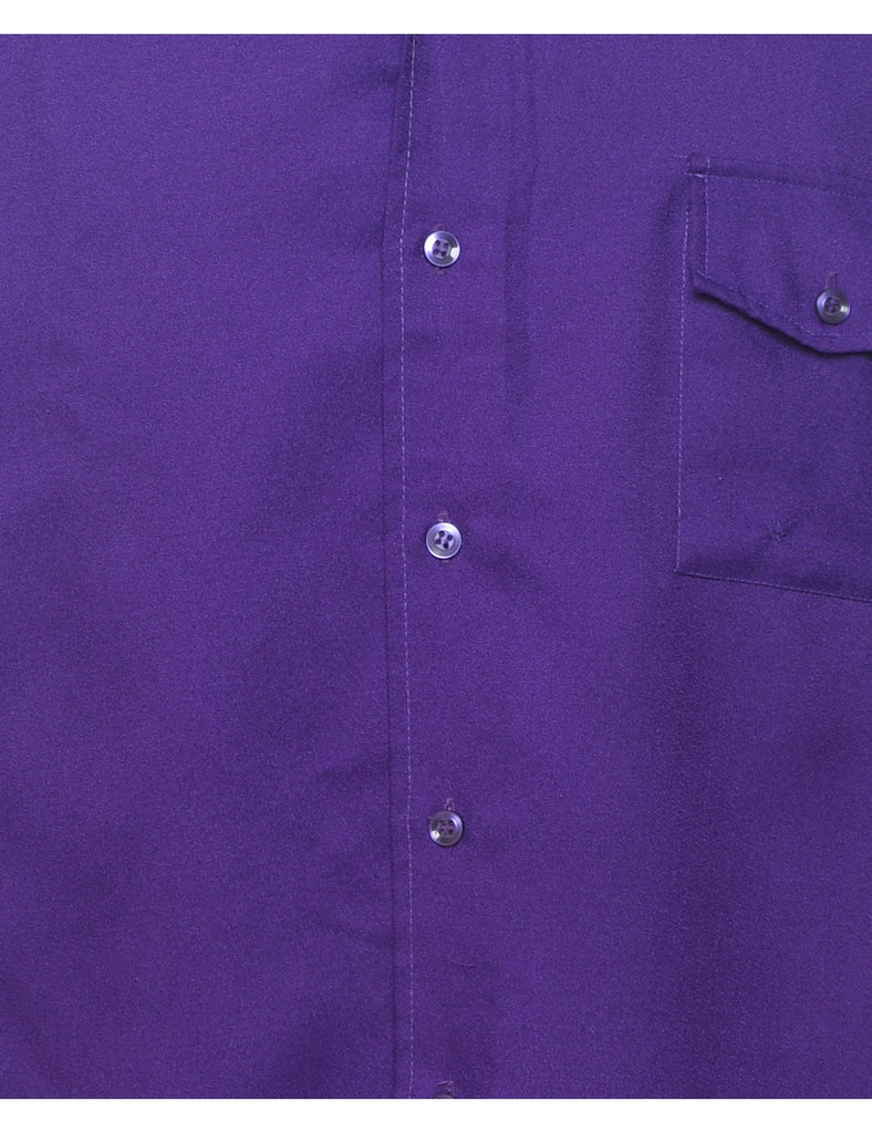 1970s Purple Shirt - M