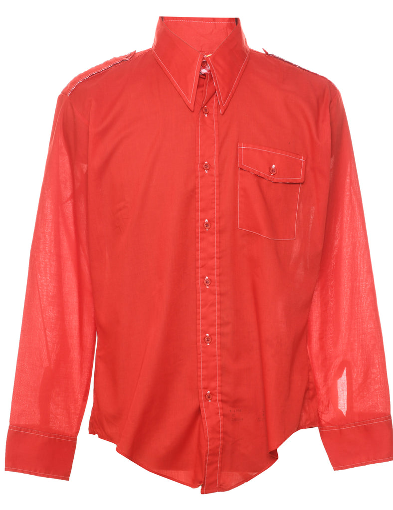 1970s Red Shirt - L