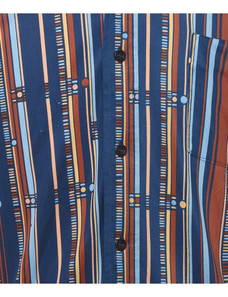 1970s Sears Striped Shirt - S