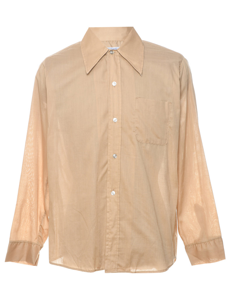 1970s Tan Shirt - L