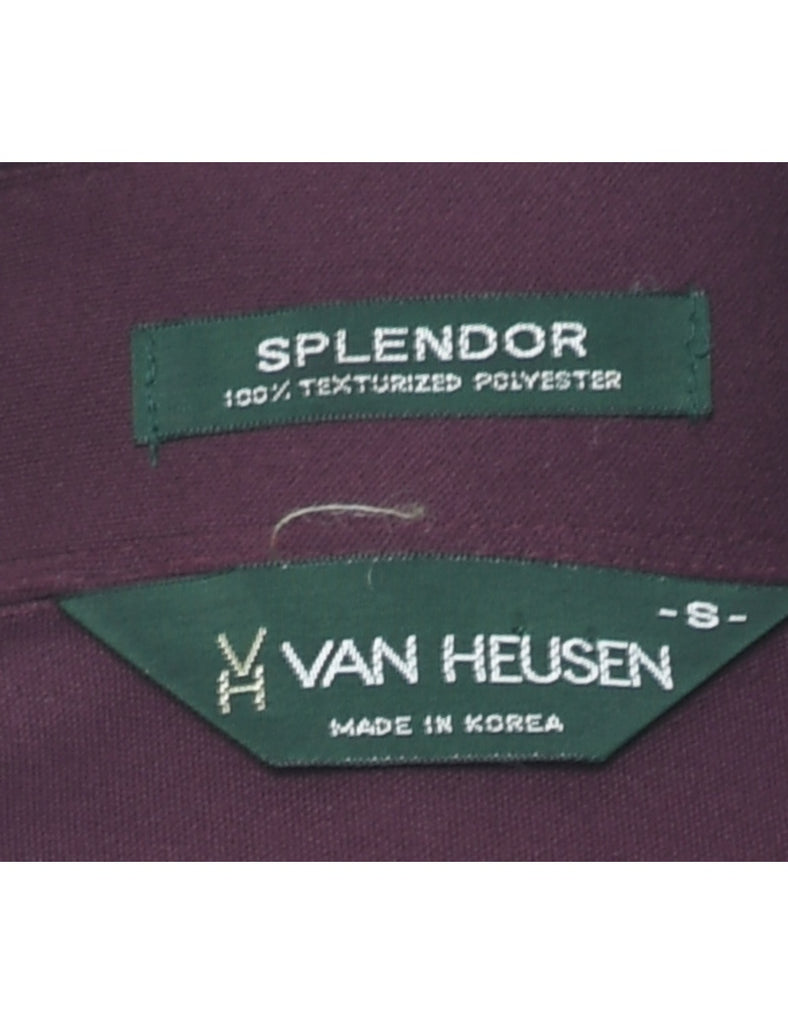 1970s Van Heusen Plum Shirt - S