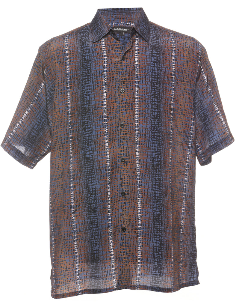 1990s Abstract Print Shirt - L