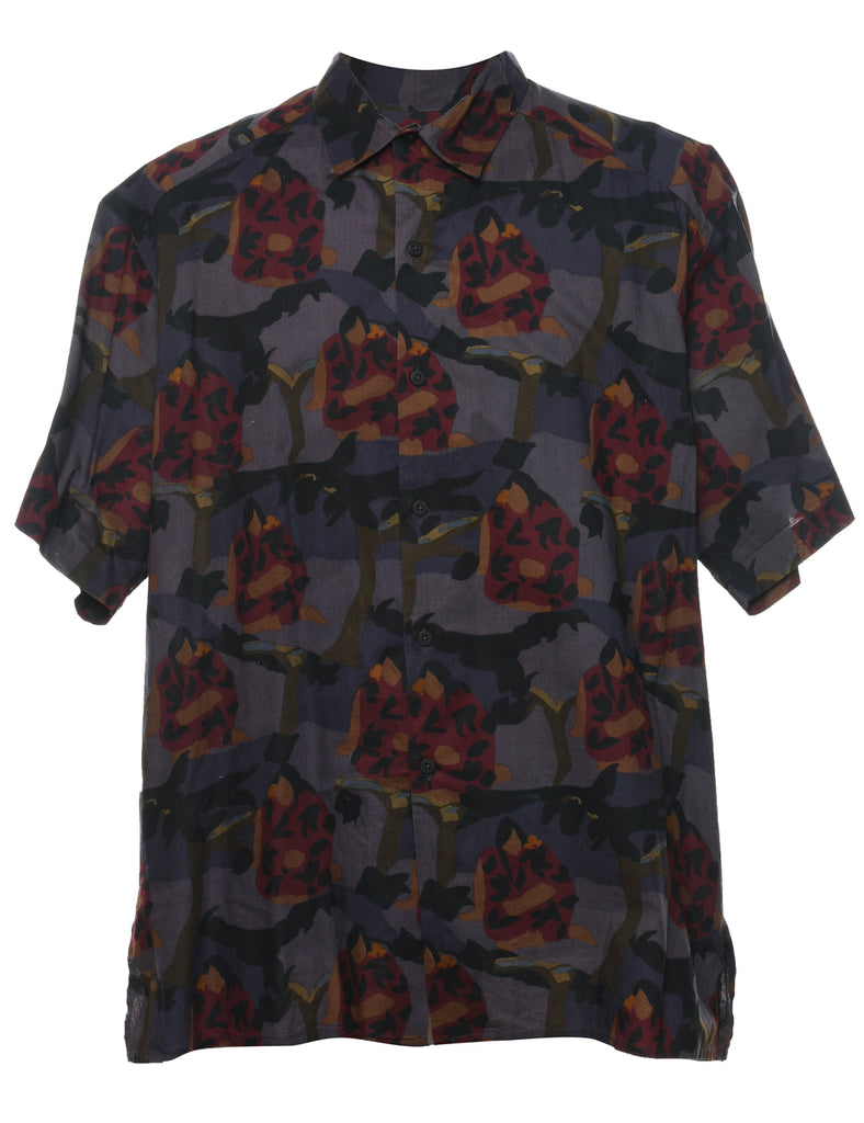 1990s Abstract Print Shirt - L