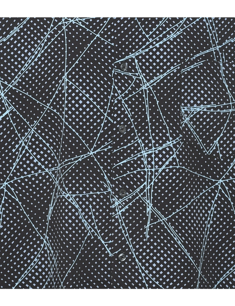 1990s Abstract Print Shirt - XL