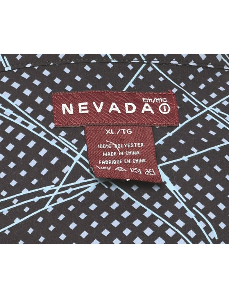 1990s Abstract Print Shirt - XL