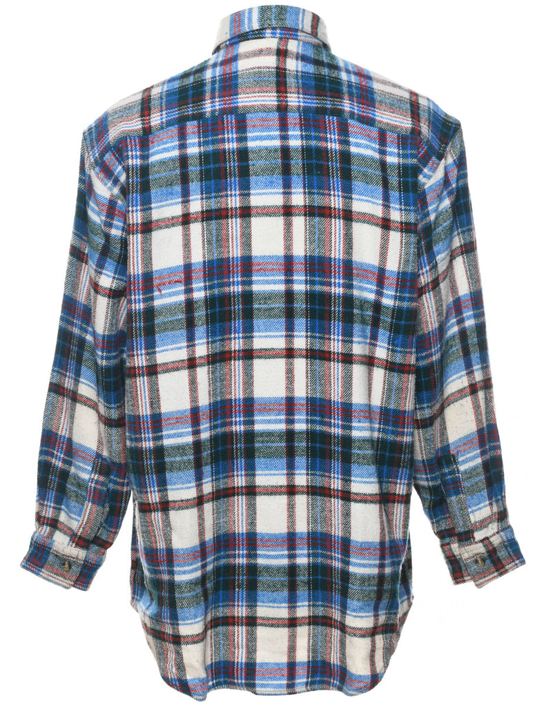 1990s Checked Plaid Shirt - L