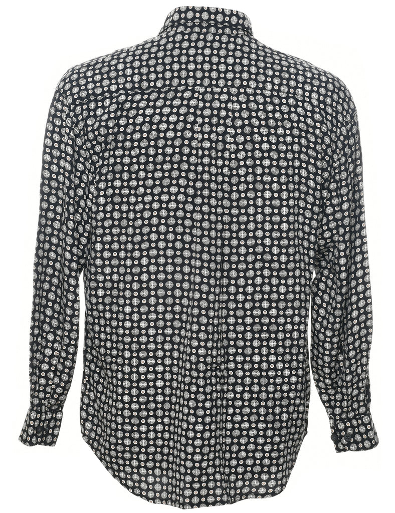 1990s Geometric Pattern Shirt - S