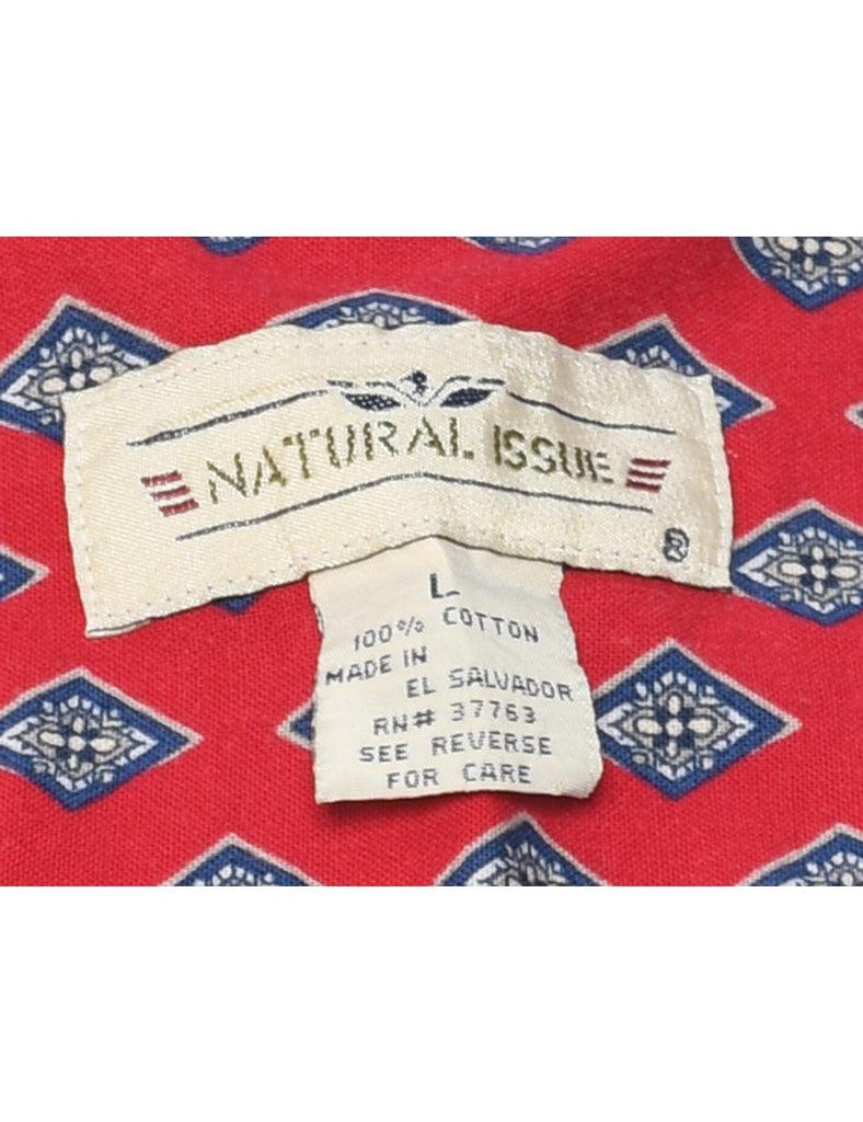 1990s Natural Issue Cotton Shirt - L