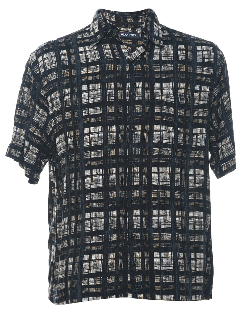 1990s Puritan Checked Shirt - L