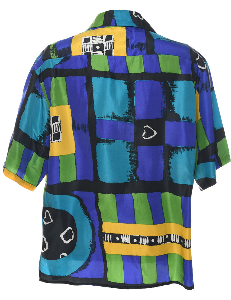 1990s Silk Neiman Marcus Shirt - L