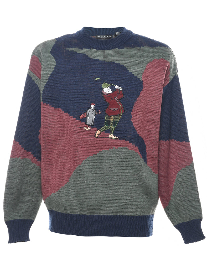 Abstract Pattern Jumper - XL