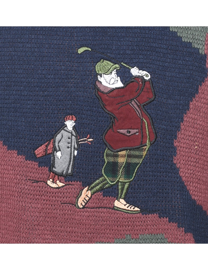 Abstract Pattern Jumper - XL