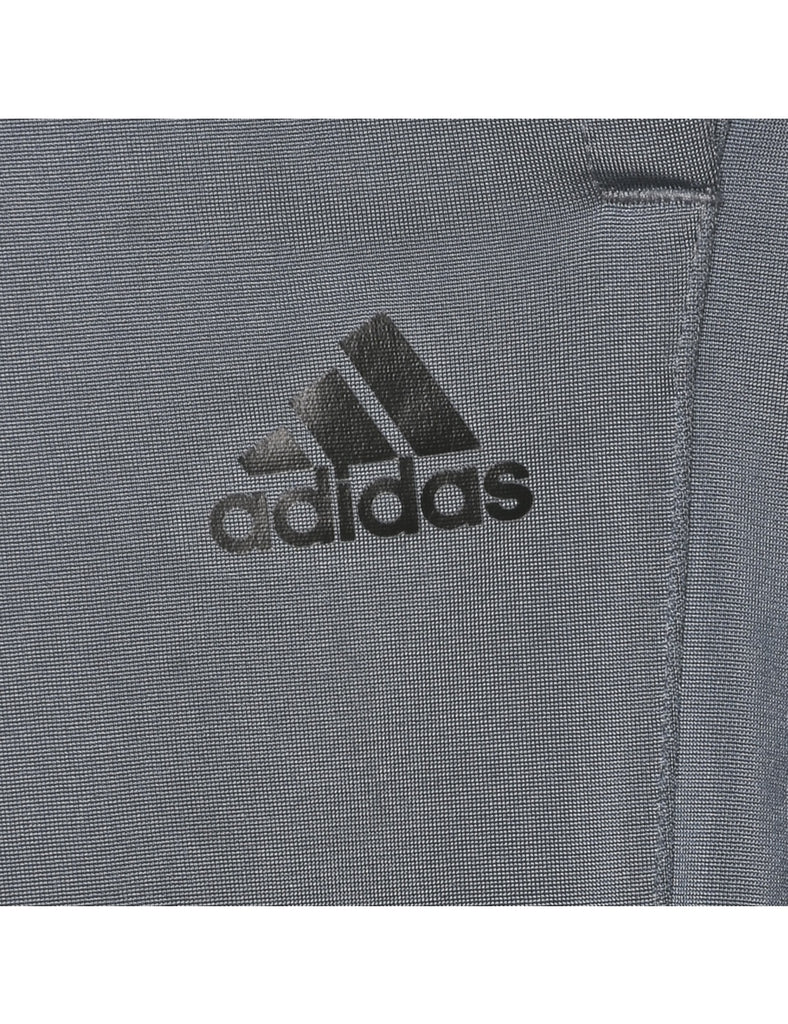 Adidas Black & Grey Track Pants - W32 L31