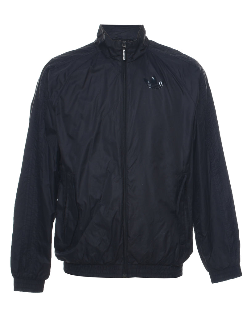 Adidas Black Nylon Jacket - M
