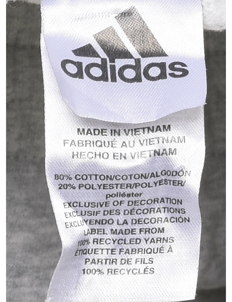 Adidas Grey & White Jogging Bottoms - W30 L29