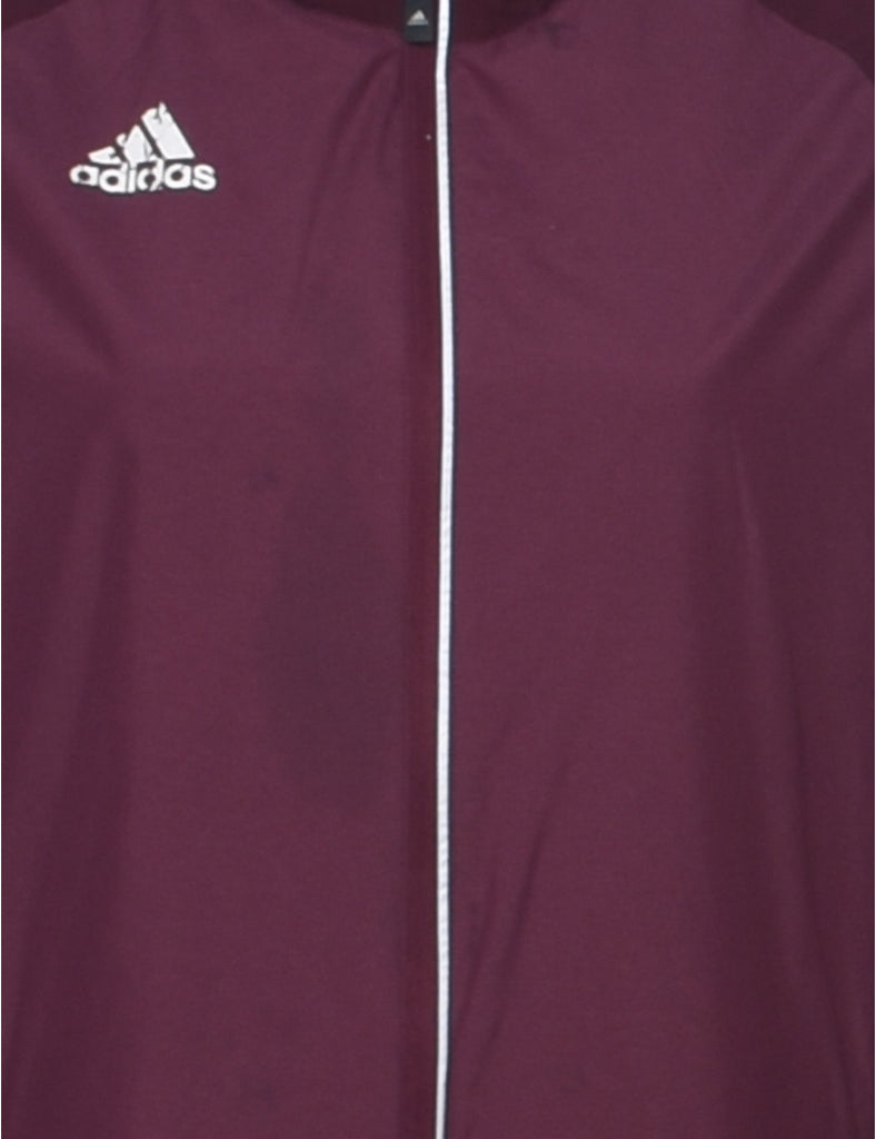 Adidas Maroon Jacket - M