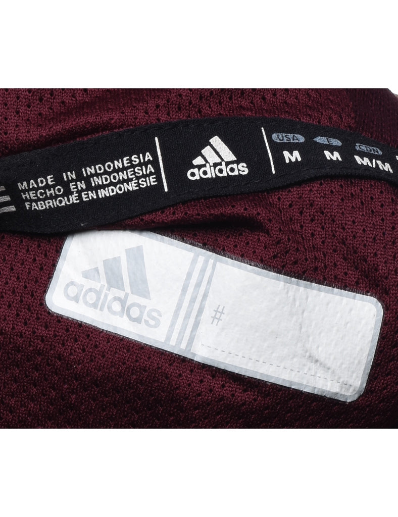 Adidas Maroon Jacket - M