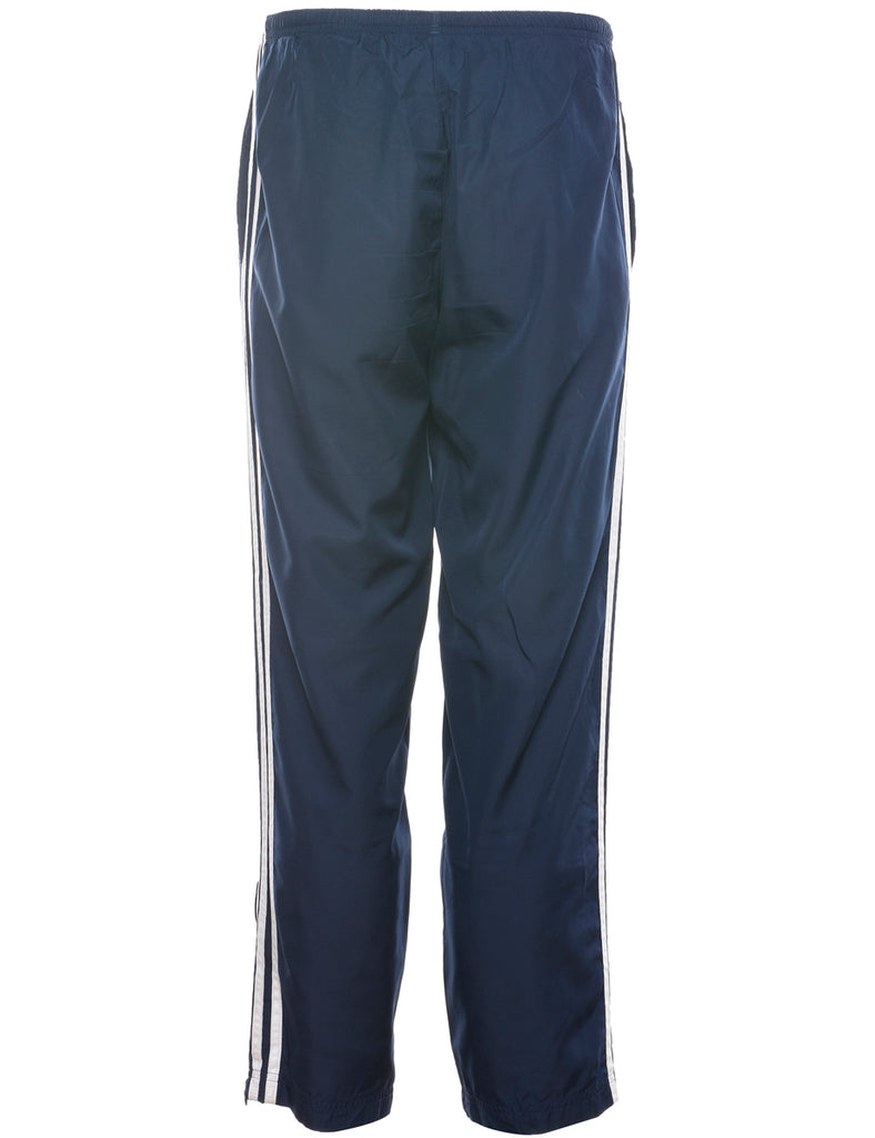 Adidas Navy & White Contrast Track Pants - W29 L30