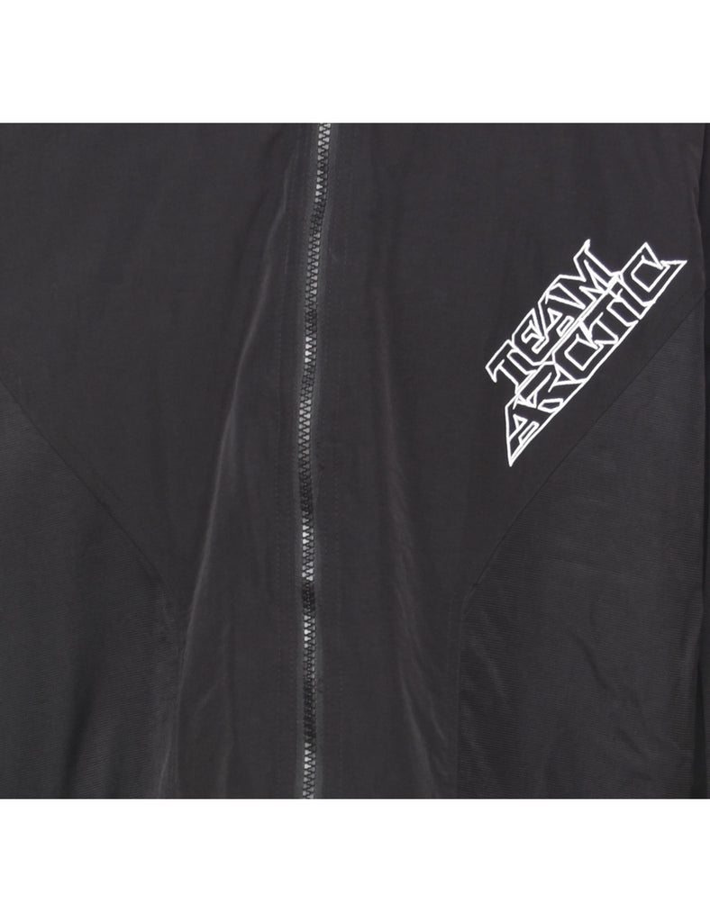 Arctic Wear Zip-Front Black Jacket - XL