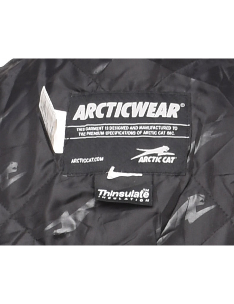 Arctic Wear Zip-Front Black Jacket - XL