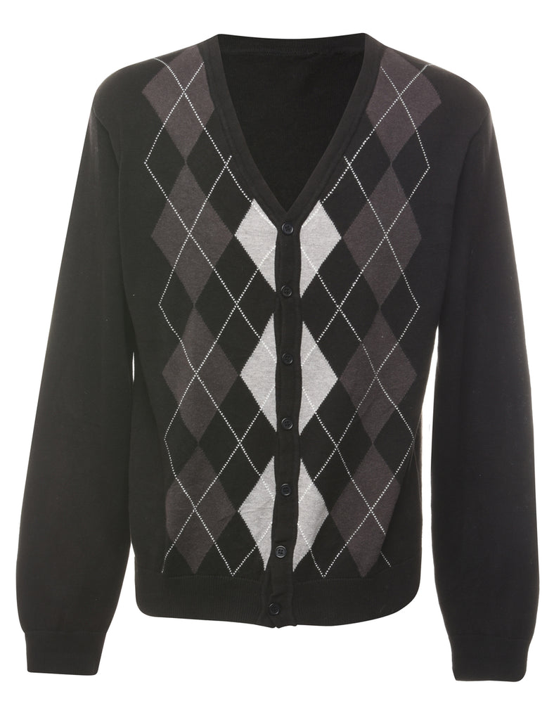 Argyle Cardigan - M