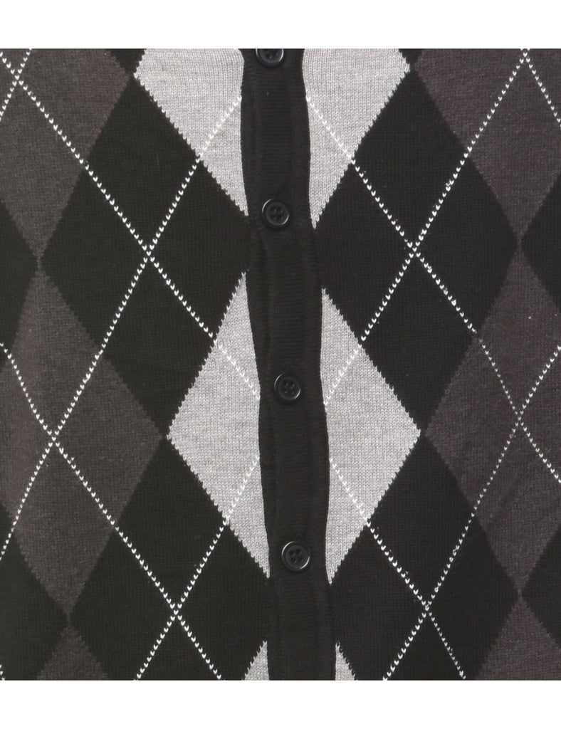 Argyle Cardigan - M
