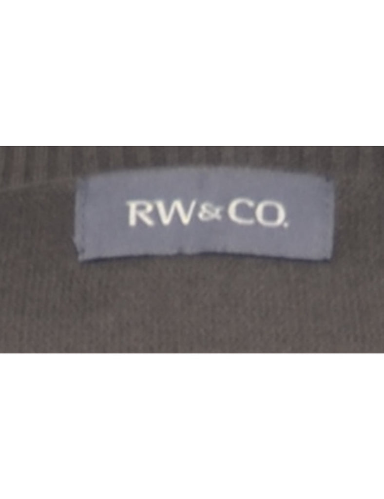 Argyle Knit Jumper - L