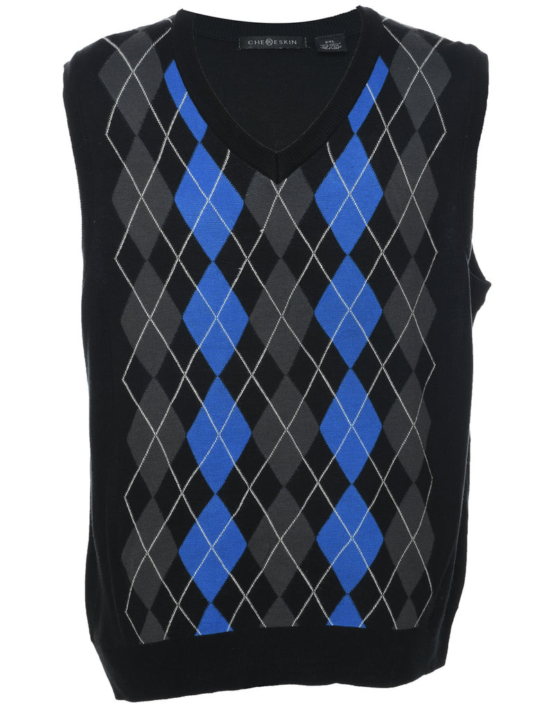 Argyle Sweater Vest - XXL