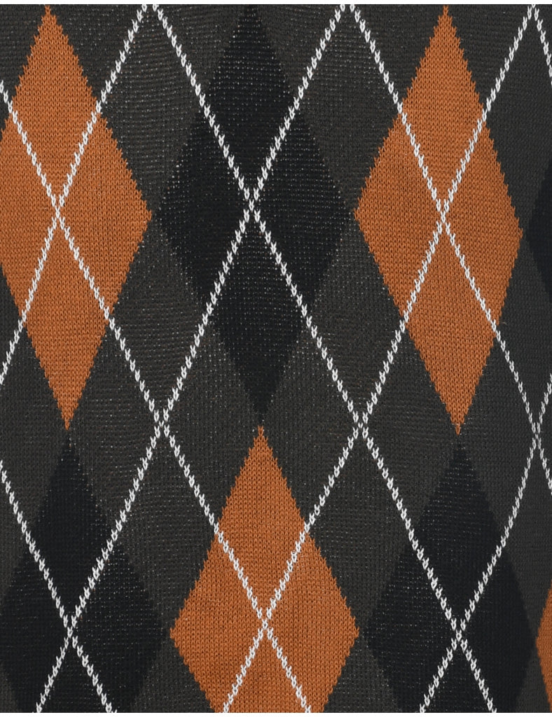 Argyle Sweater Vest - XL