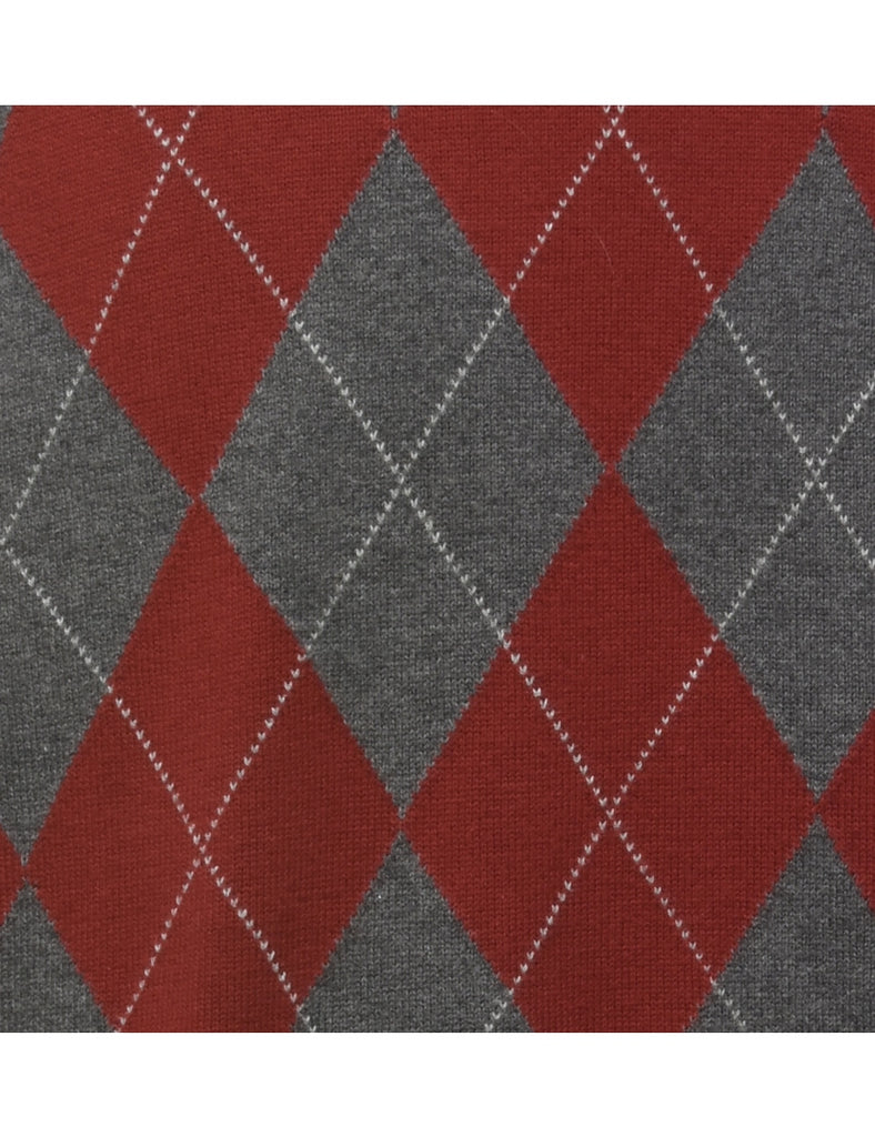 Arrow Argyle Jumper - L