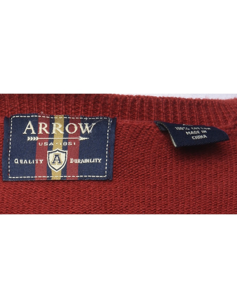Arrow Argyle Jumper - L