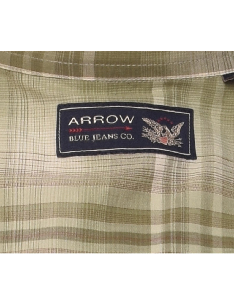 Arrow Checked Shirt - M