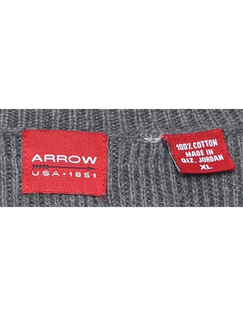 Arrow Dark Grey Jumper - XL