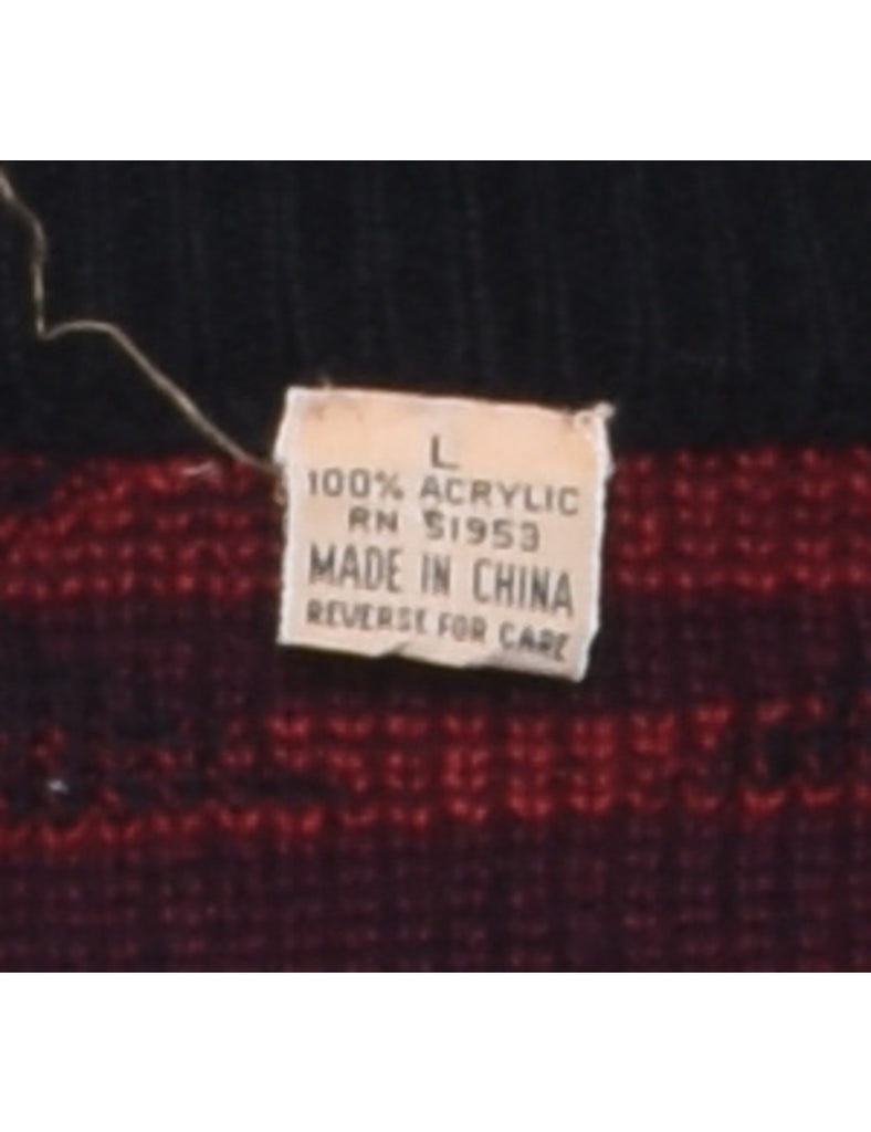 Aztec Print Jumper - L