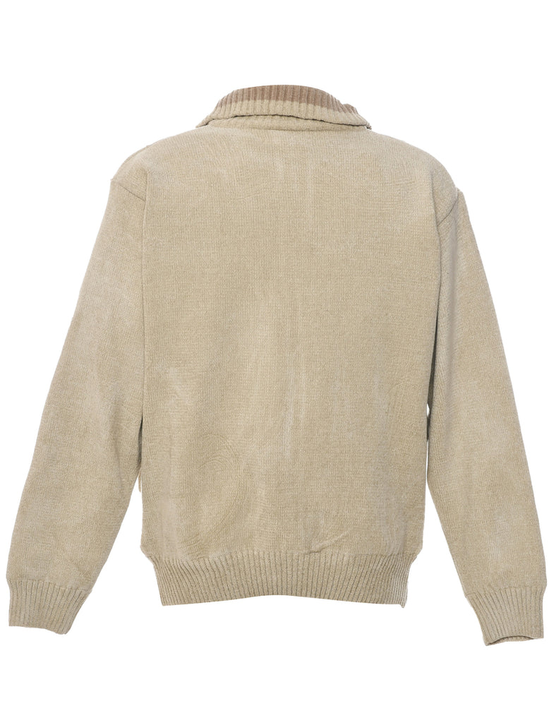 Beige Cardigan - M