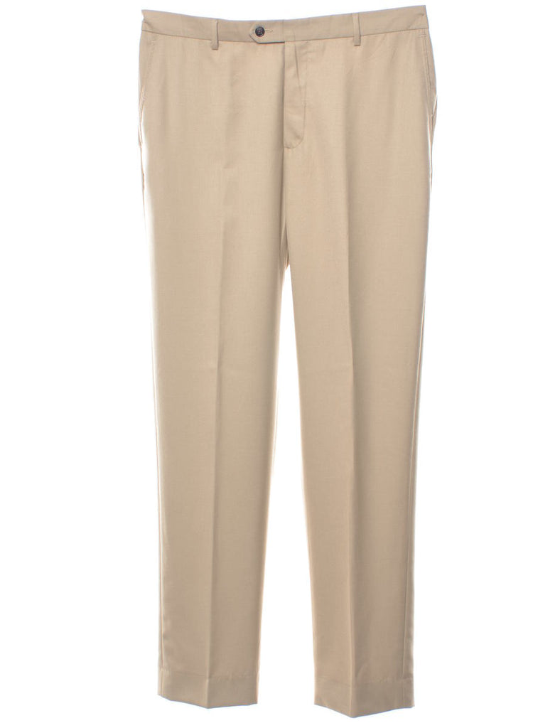 Beige Classic Trousers - W37 L34