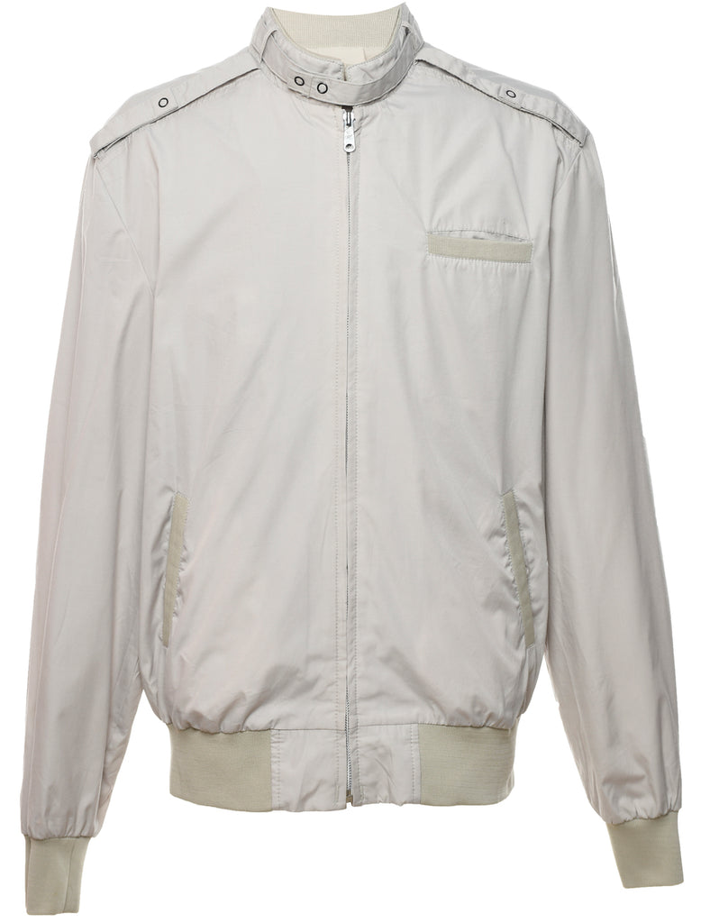 Beige Harrington Jacket - L