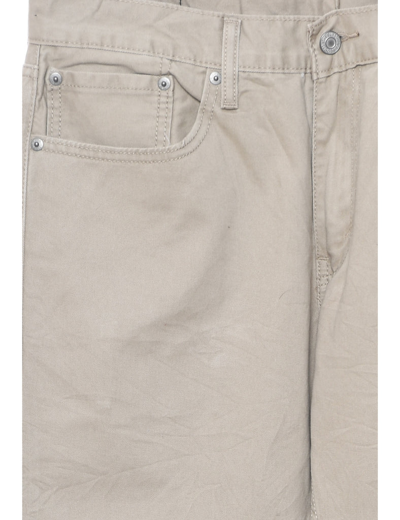 Beige Levi's Straight-Fit Trousers - W34 L33