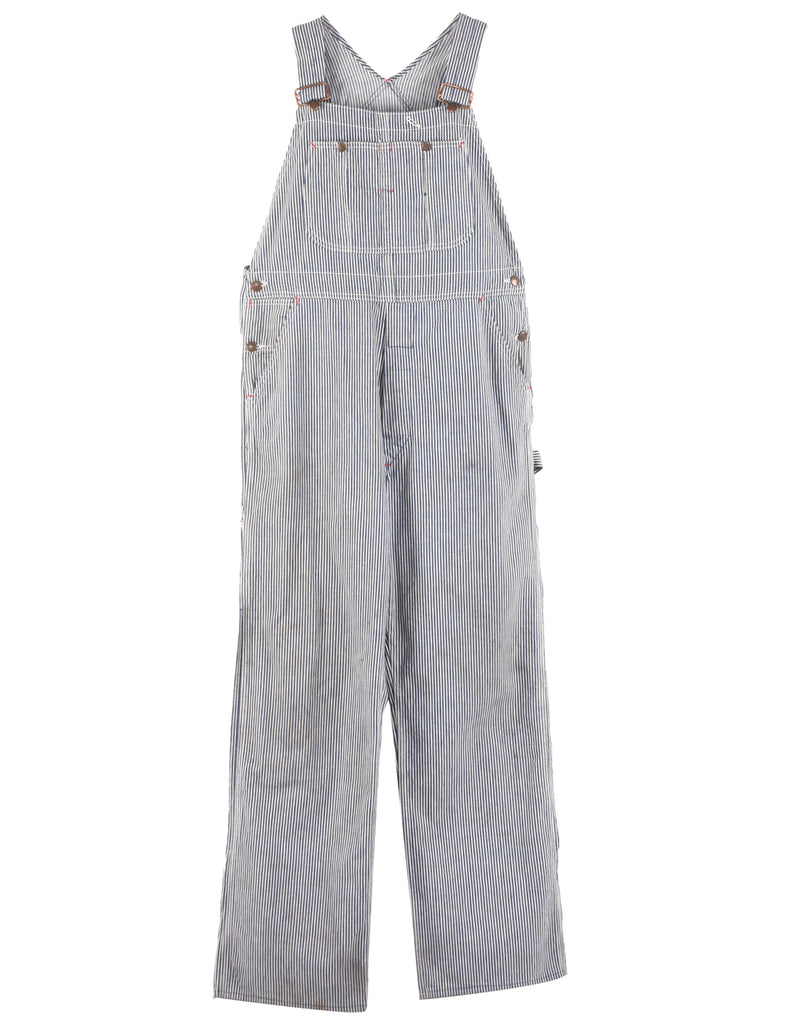 Big Mac Medium Wash Denim Salopettes - XXL