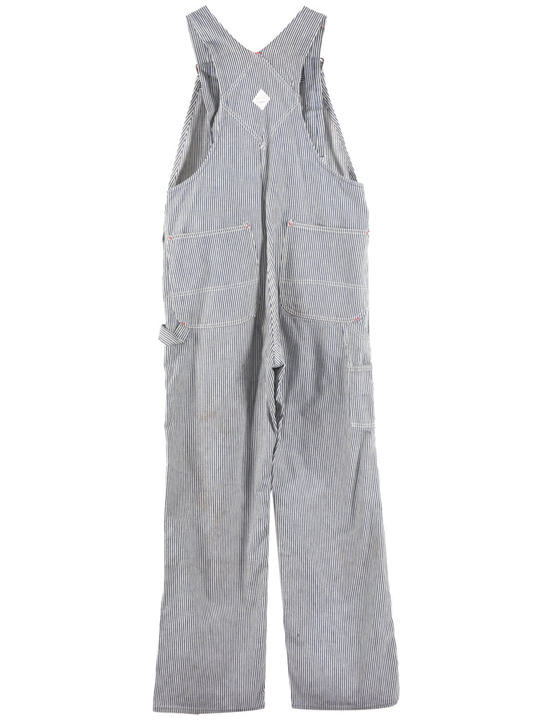 Big Mac Medium Wash Denim Salopettes - XXL