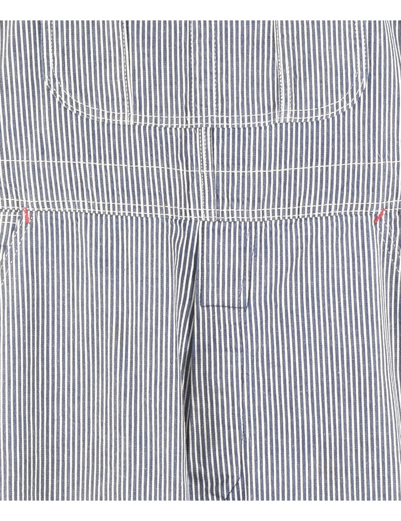 Big Mac Medium Wash Denim Salopettes - XXL