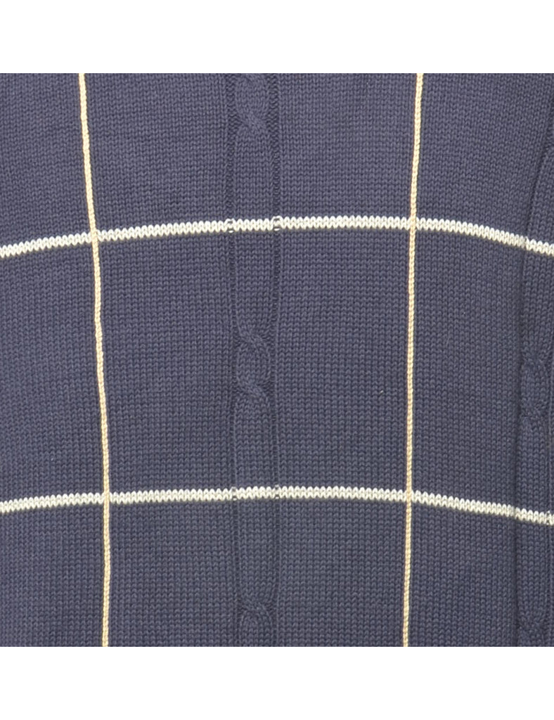 Bill Blass Checked Jumper - M