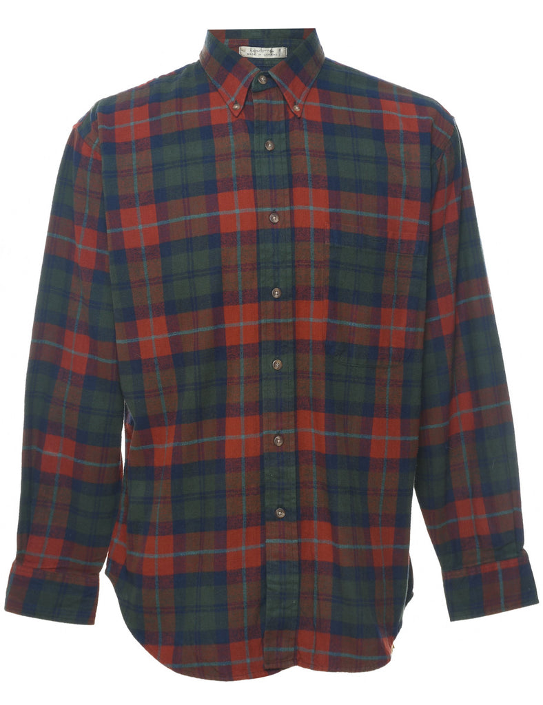 Bill Blass Checked Shirt - M