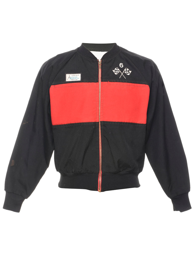 Black Bomber Jacket - M