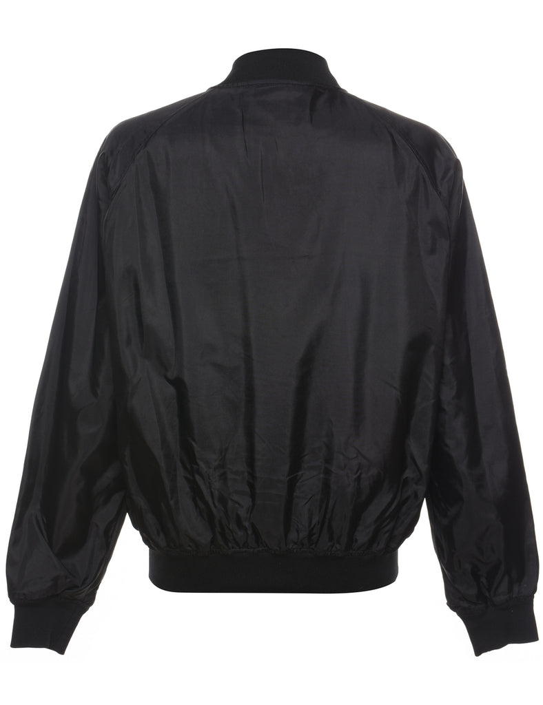 Black Bomber Jacket - L