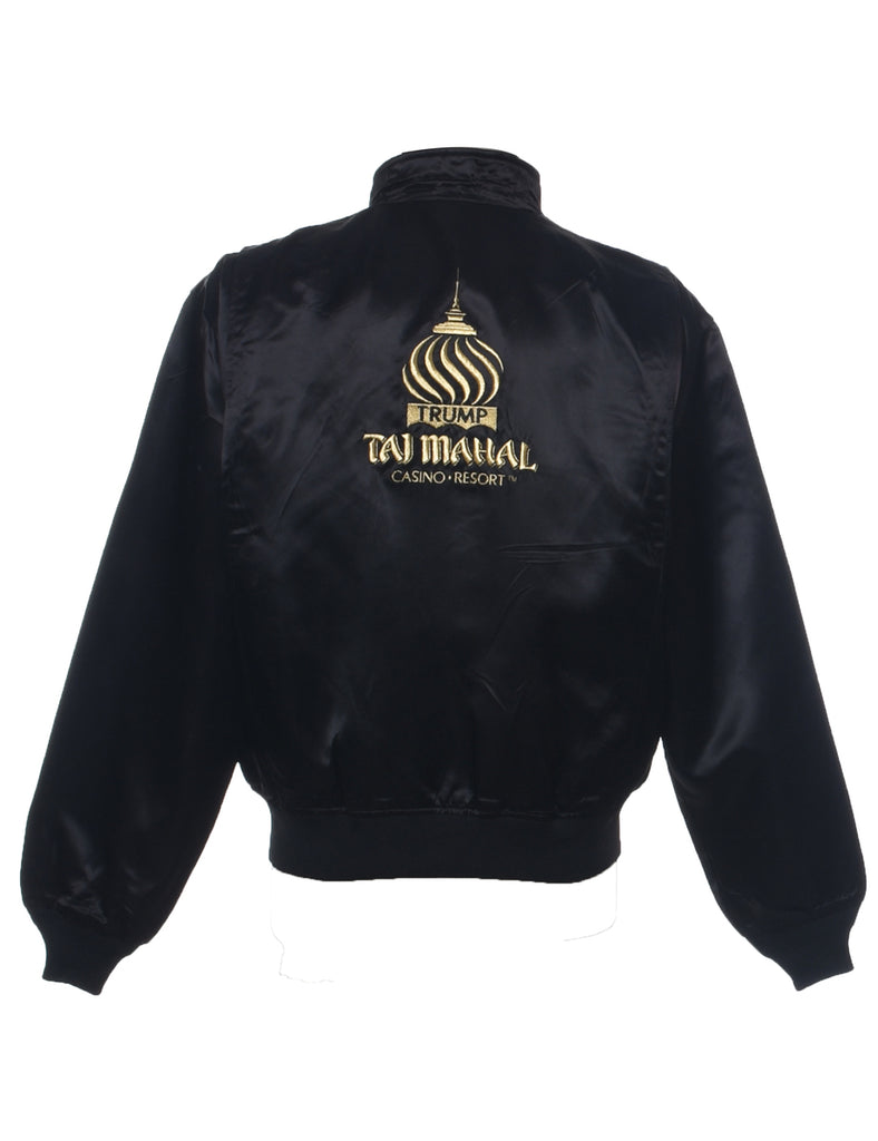 Black Bomber Jacket - L