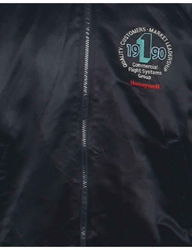 Black Bomber Jacket - M