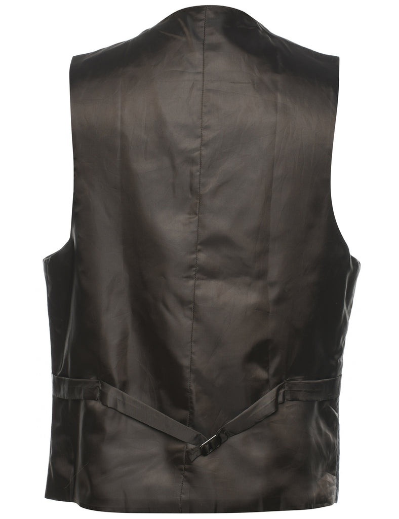 Black & Brown Waistcoat - M