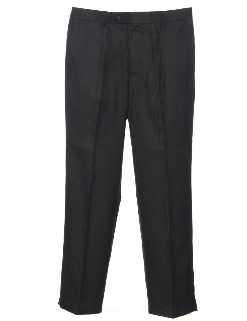 Black Casual Trousers - W34 L29